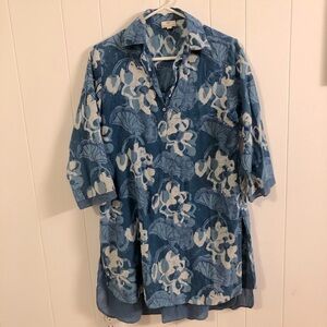 Anokhi Cover-Up Batik Print Cotton Small